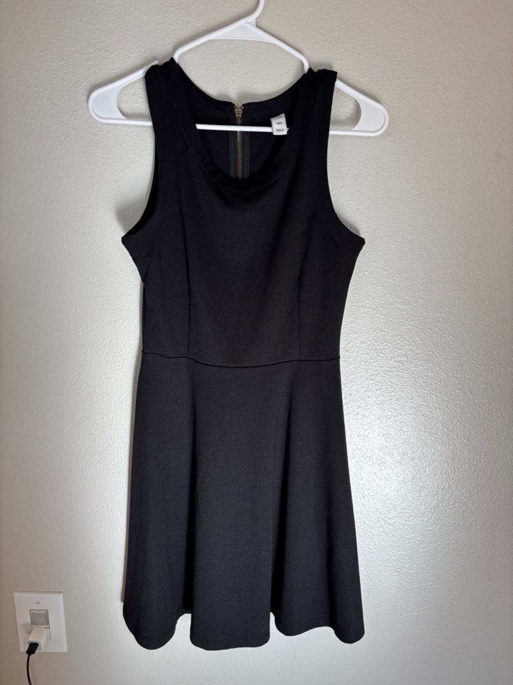 Old Navy Black Sleeveless A-Line Mini Dress -220sku